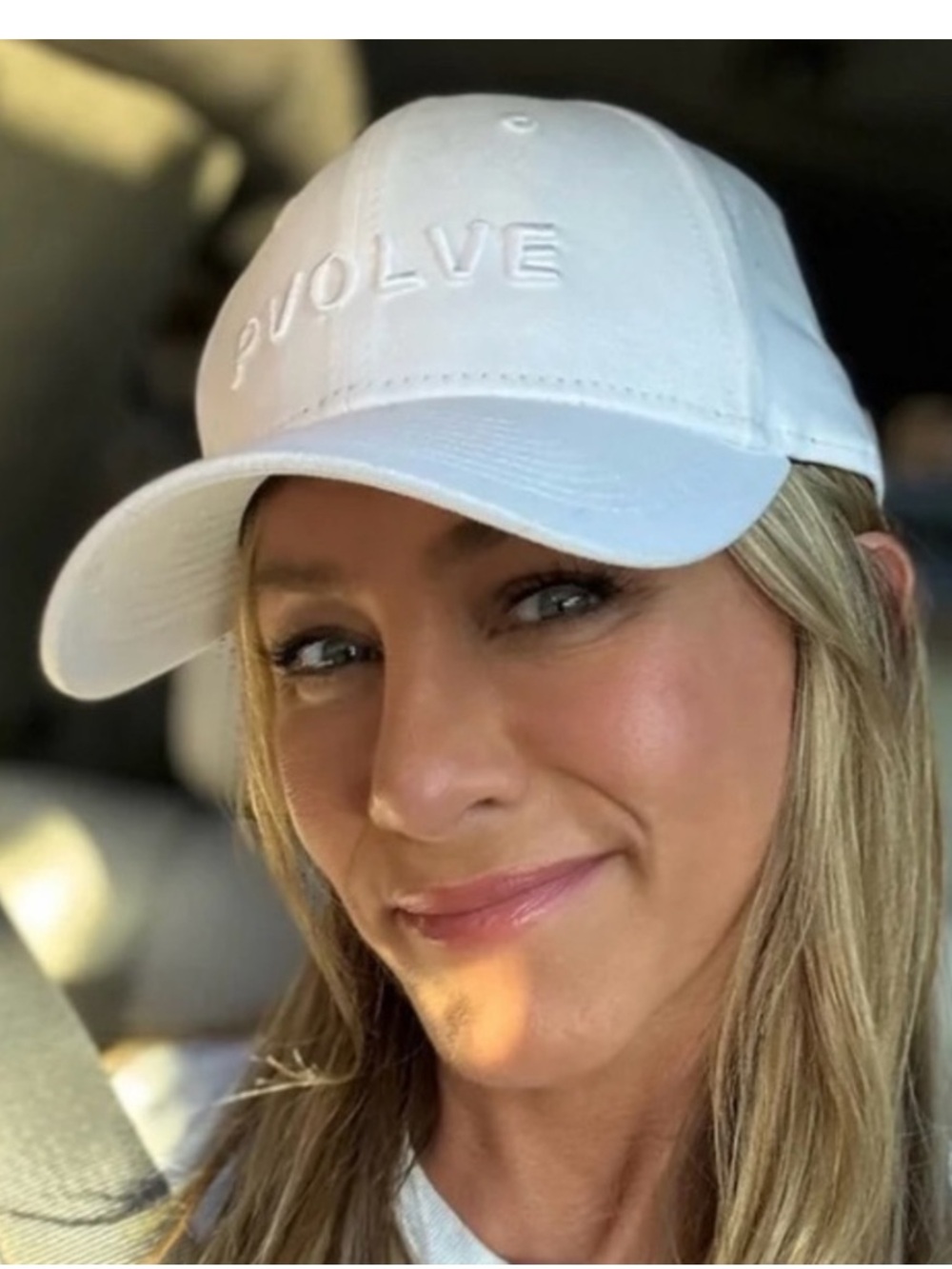 Pvolve White Dad Hat Cap Minimalist Adjustable Cotton Strapback